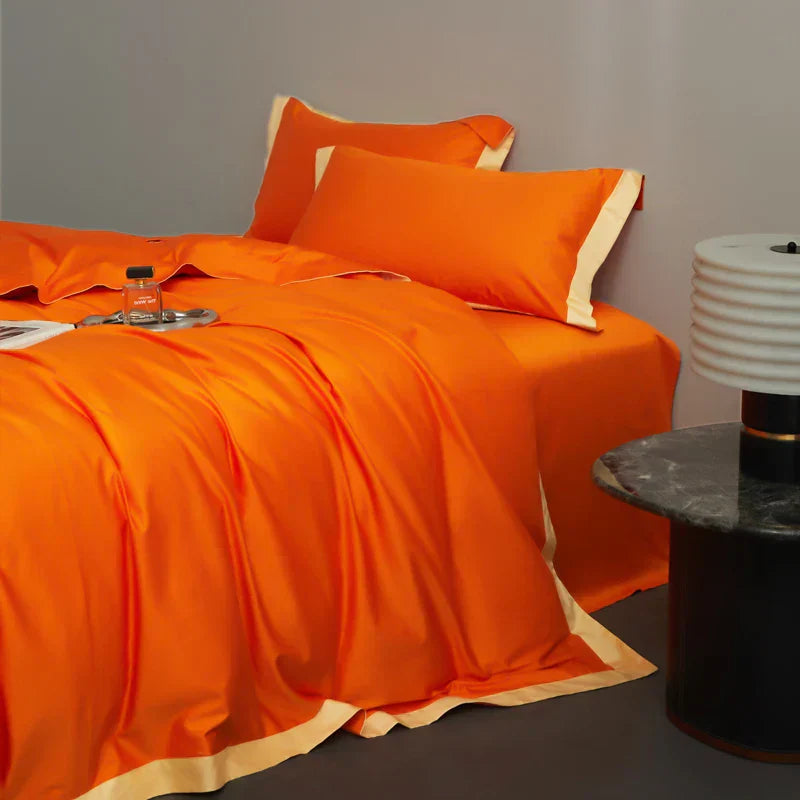 DecorBites™ Egyptian Cotton Hotel Style Bedding Set 1000TC Queen King Duvet Cover Sheet Pillowcases