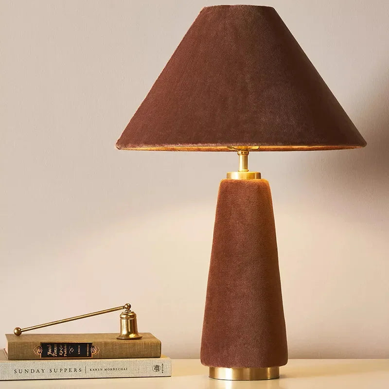 DecorBites™ Cotton Velvet Floor Lamp LED E27 Modern Light Fixtures for Living Room