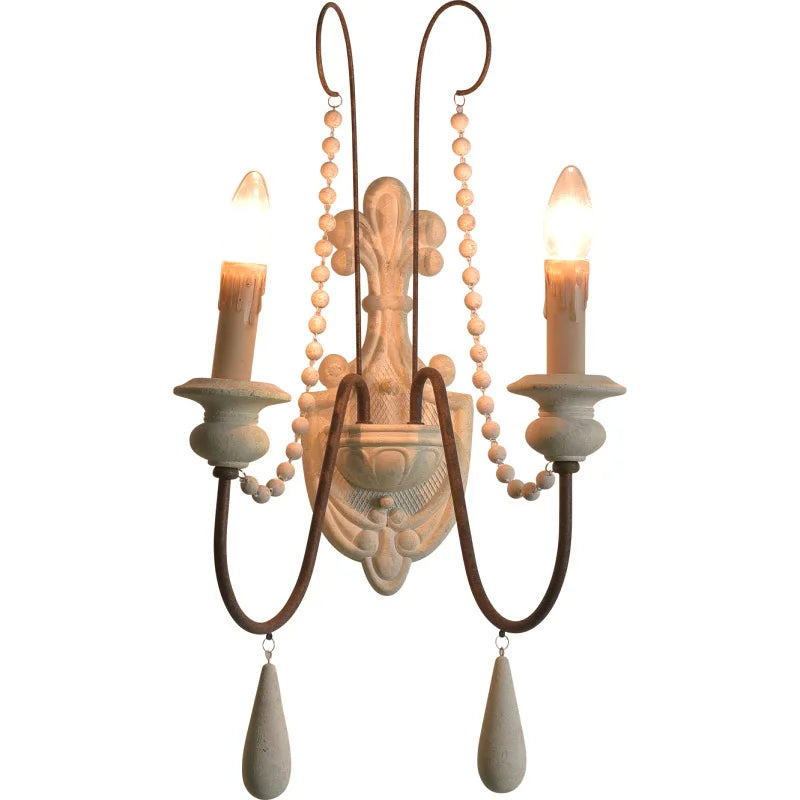 DecorBites™ Country French Wall Lamp for Retro Living Room Bedroom Decor