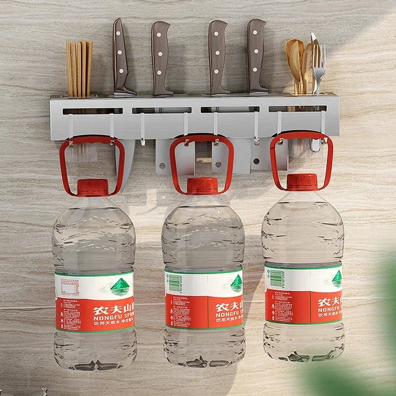 DecorBites™ Kitchen Storage Shelf Knife Chopstick Holder Multi-functional Organizer