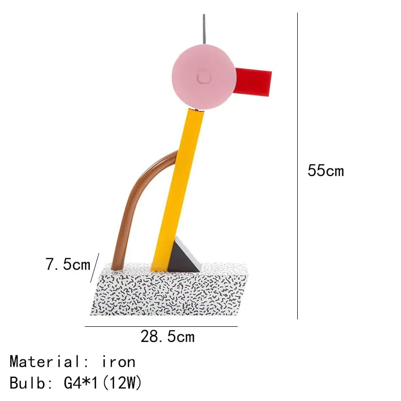 DecorBites™ Kids LED Table Lamp: Creative Nordic Design for Bedroom, Study, Home Decor