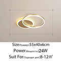 DecorBites™ Gold LED Chandelier for Living Study Room Indoor Lighting Luminaire