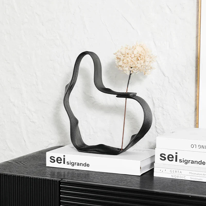 DecorBites™ Geometric Hollowed-out Resin Ring for Home Decor & Flower Arrangement