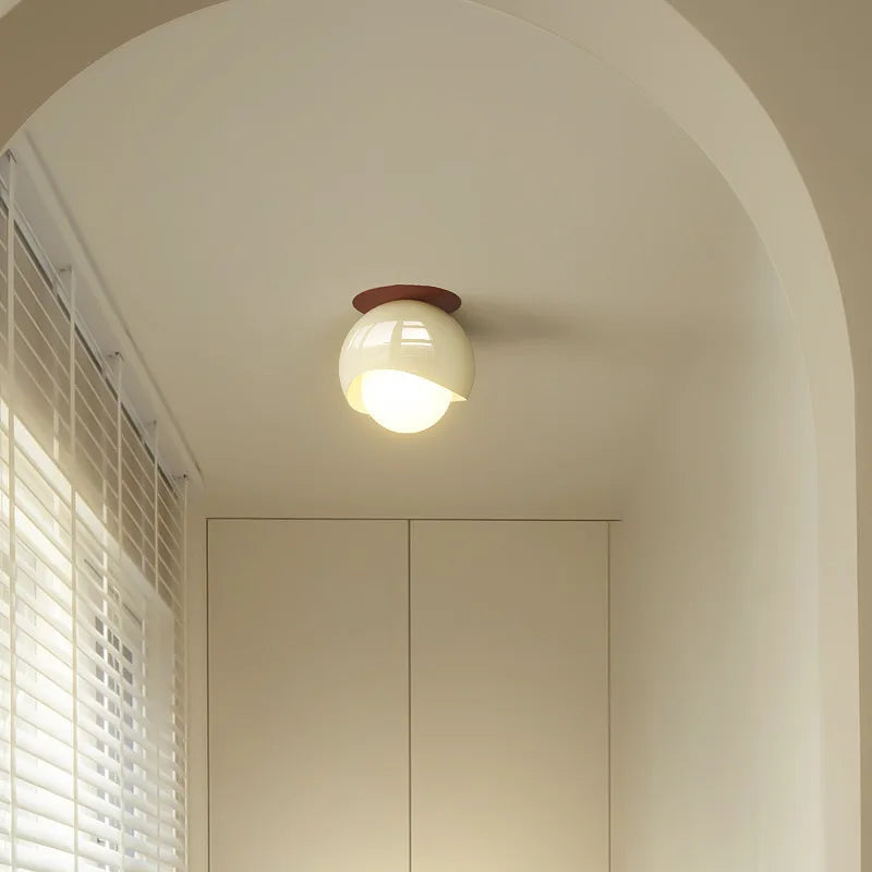 DecorBites™ Glass Iron LED Ceiling Lamp Light Fixtures Modern Home Decoration