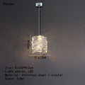 DecorBites™ Crystal LED Pendant Ceiling Chandelier for Kitchen Island, Dining Room & Living Room