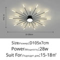 DecorBites™ Acrylic LED Ceiling Lights for Bedroom Hall Living Kids Room Lamps