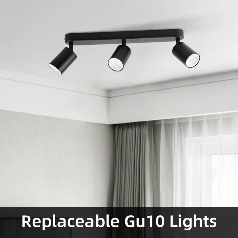 DecorBites™ LED Adjustable Spotlights for Bedroom, Corridor, Shop - GU10 Bulb Replacement Lighting