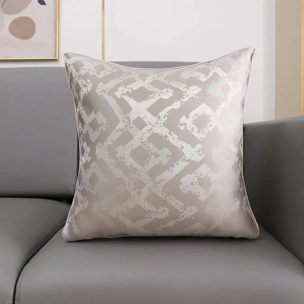 DecorBites™ Jacquard Luxury Cushion Cover Set - Premium Quality Decorative Pillow Case