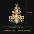 DecorBites™ Crystal Chandelier: Modern, Simple Luxury Lighting for Living Room, Restaurant, Home