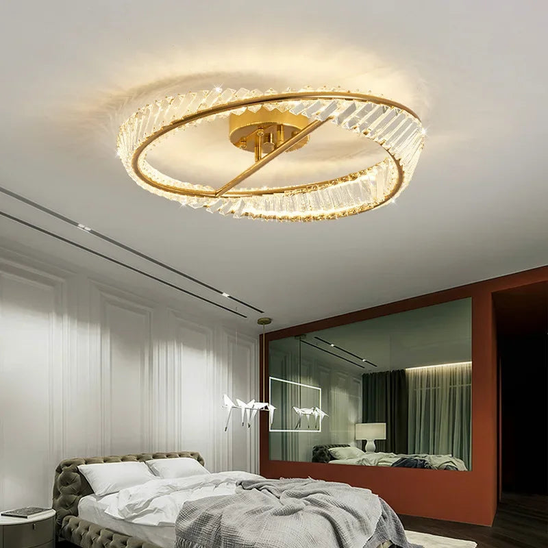 DecorBites™ Crystal LED Ceiling Lights for Modern Luxury Dining Room Decor