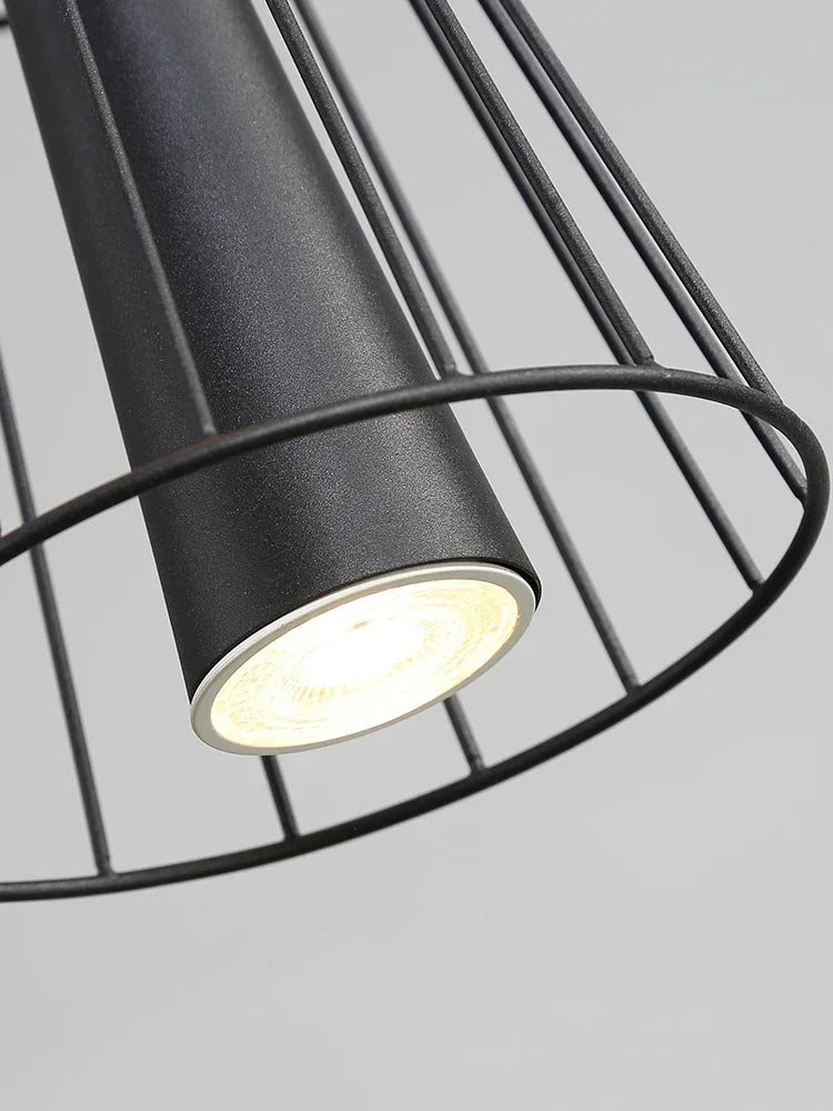 DecorBites™ Iron Art Dinning Room Pendant Light in Black/Gold - Modern Nordic LED Fixture