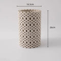 DecorBites™ Geometric Folding Ceramic Flower Vase Home Decor Handicrafts