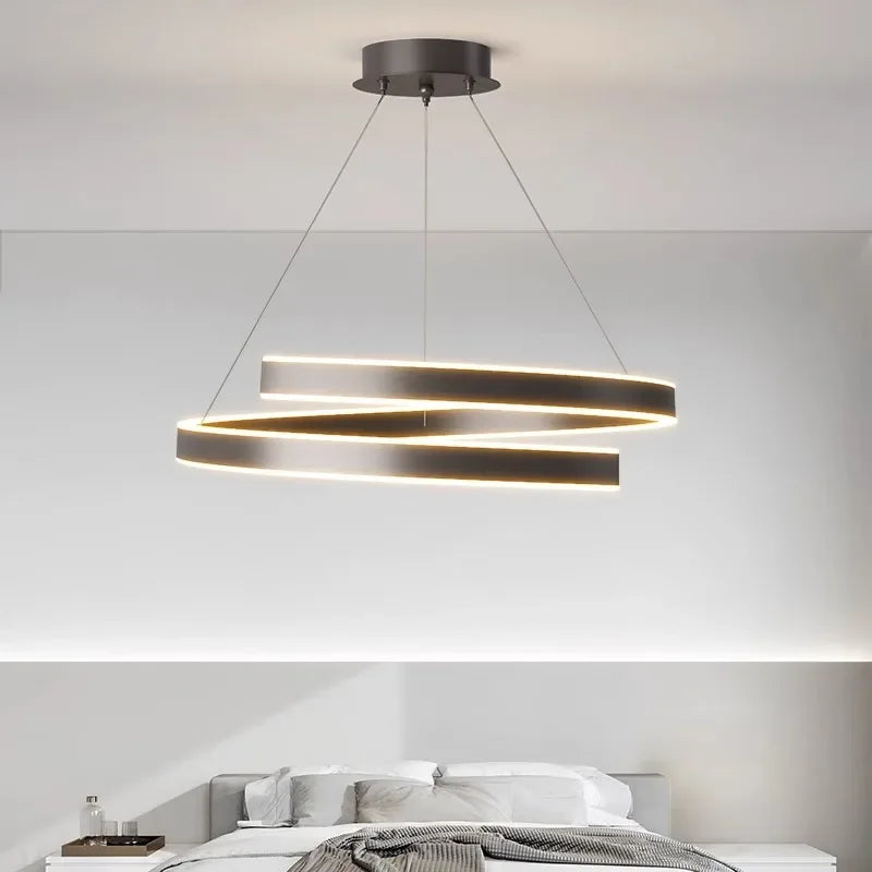 DecorBites™ Dimmable Metal Acrylic Pendant Chandelier Lighting Fixtures