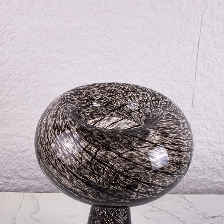 DecorBites™ Geometric Glass Vase Disc Flower Arranger Terrarium Home Decor Accessory