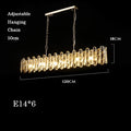 DecorBites™ Crystal Dimmable Pendant Light Luminaire for Living Room Bedroom