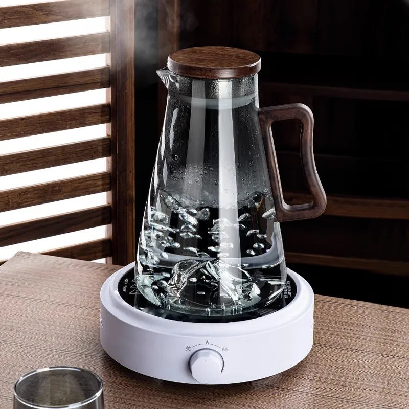 DecorBites™ Glass Cold Water Jug | Large Capacity & Heat Resistant Water Pot