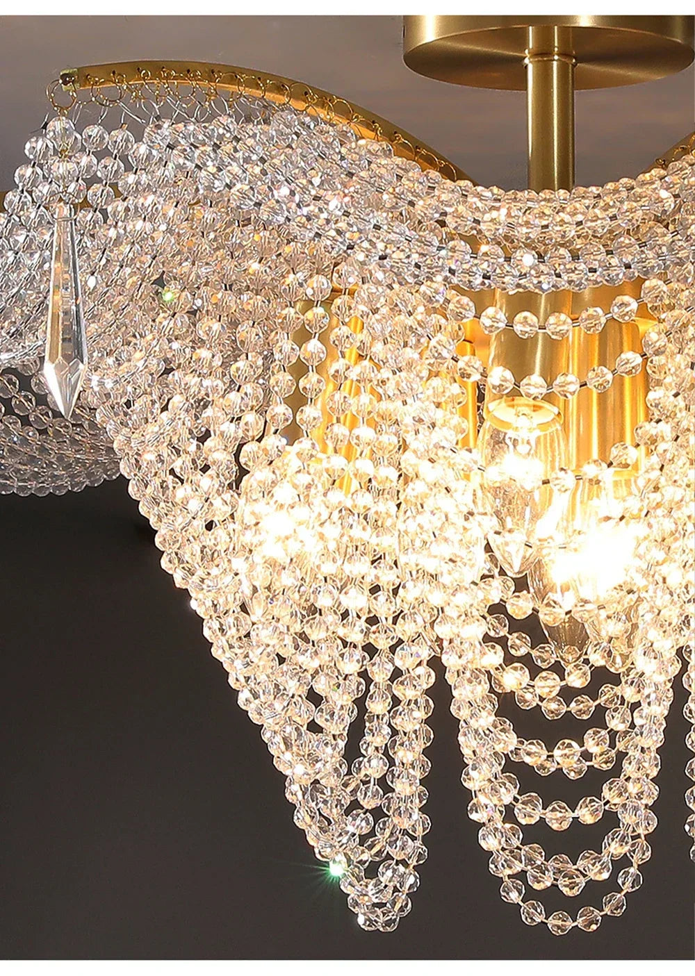 DecorBites™ Crystal Butterfly Chandeliers: Elegant Modern LED Pendant Lights for Luxe Living Room