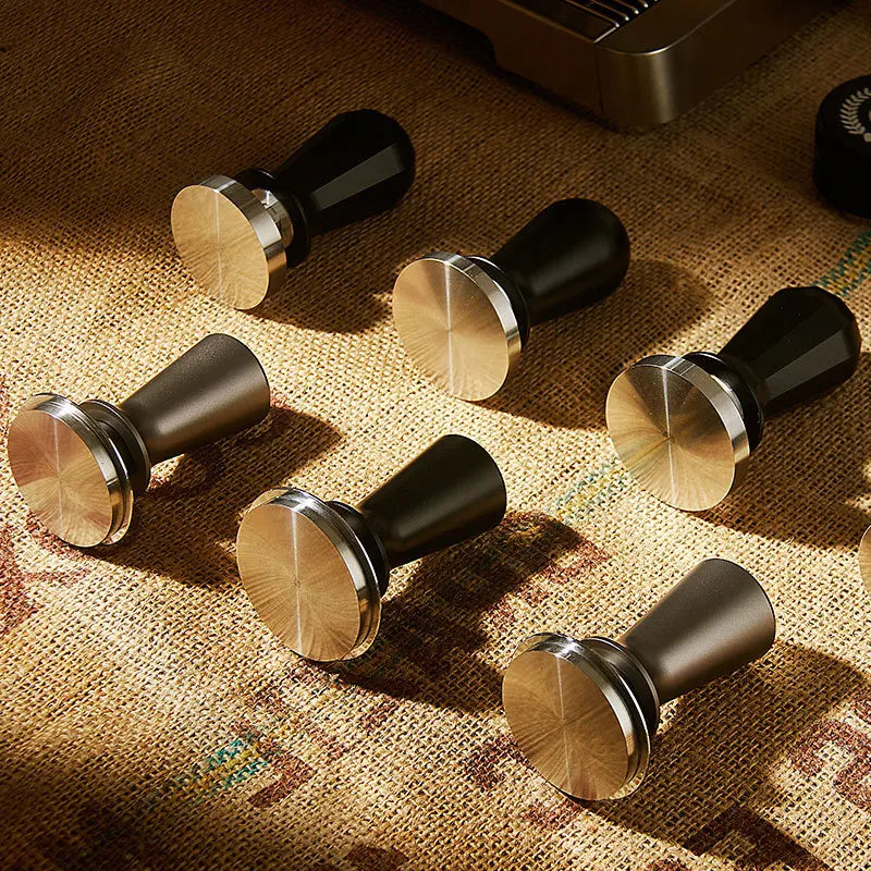 DecorBites™ Adjustable Coffee Tamper | Stainless Steel Flat Base | Barista Tool