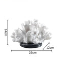 DecorBites™ Coral Resin Sculpture: Modern Desk Decor & Artwork Crafted Landscape Ornaments
