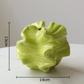 DecorBites™ Green Ceramic Vase: Unique Plant Pot for Stylish Room Decor