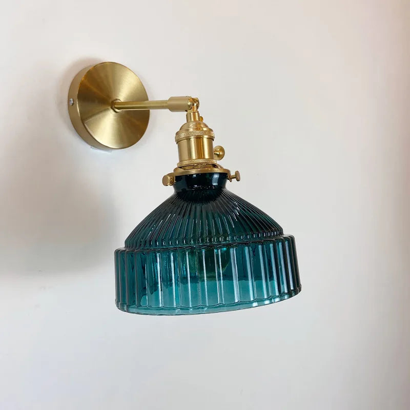 DecorBites™ Glass Shade LED Wall Lamp for Luxury Living Room Decor