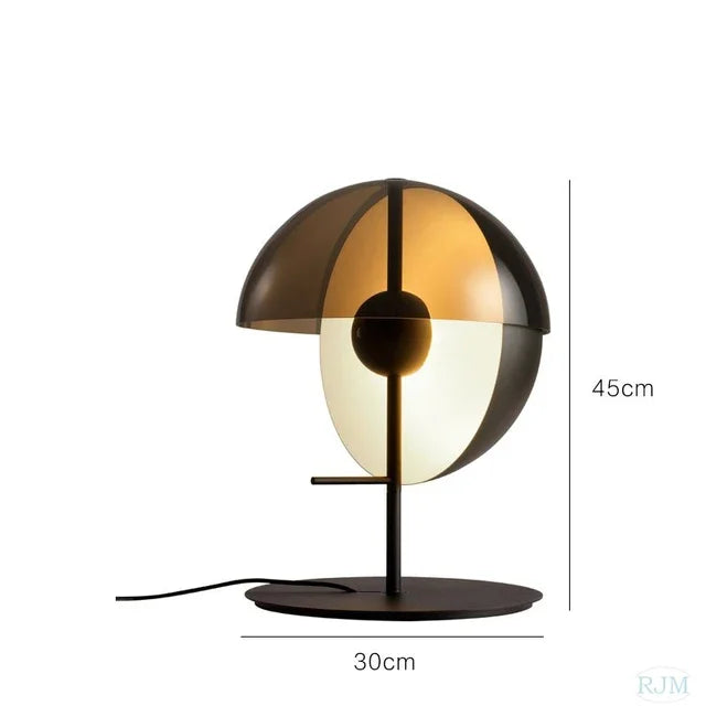 DecorBites™ Glass Hemisphere LED Floor Lamp for Bedroom Living Room, High-end Decor Lighting