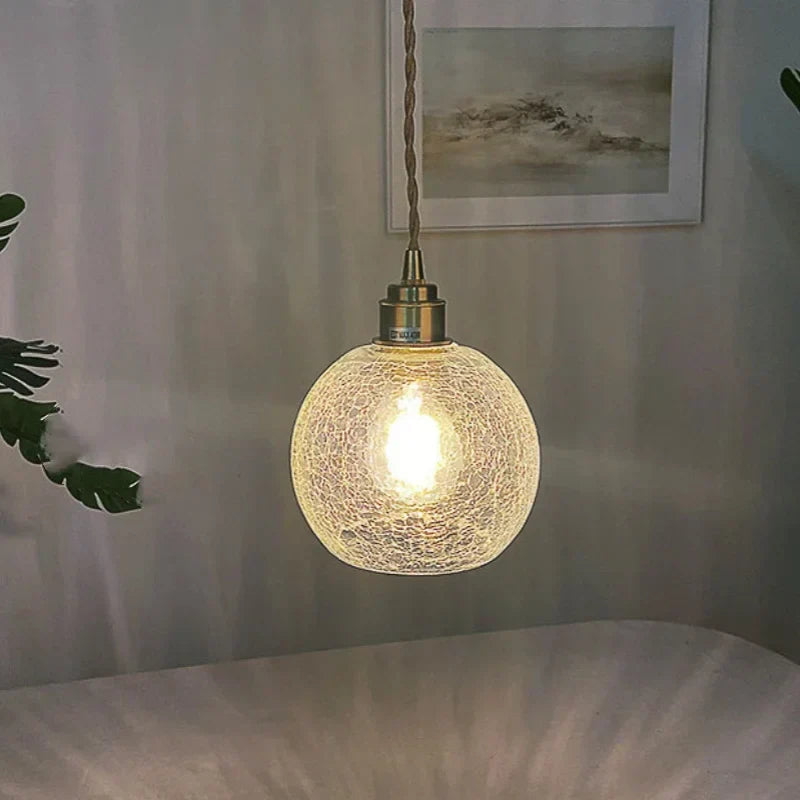DecorBites™ Glass Globe LED Pendant Light - Adjustable Modern Nordic Hanging Fixture