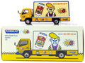 Mitsubishi Fuso Canter Mobile Ad Truck RHD (Right Hand Drive) "OG Beer" Yellow with Graphics "Truck64" Series 1/64 Diecast Model Car by Tarmac Works