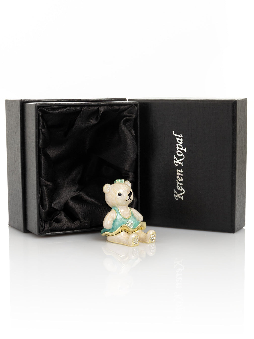 Teddy Bear with Turquoise Dress