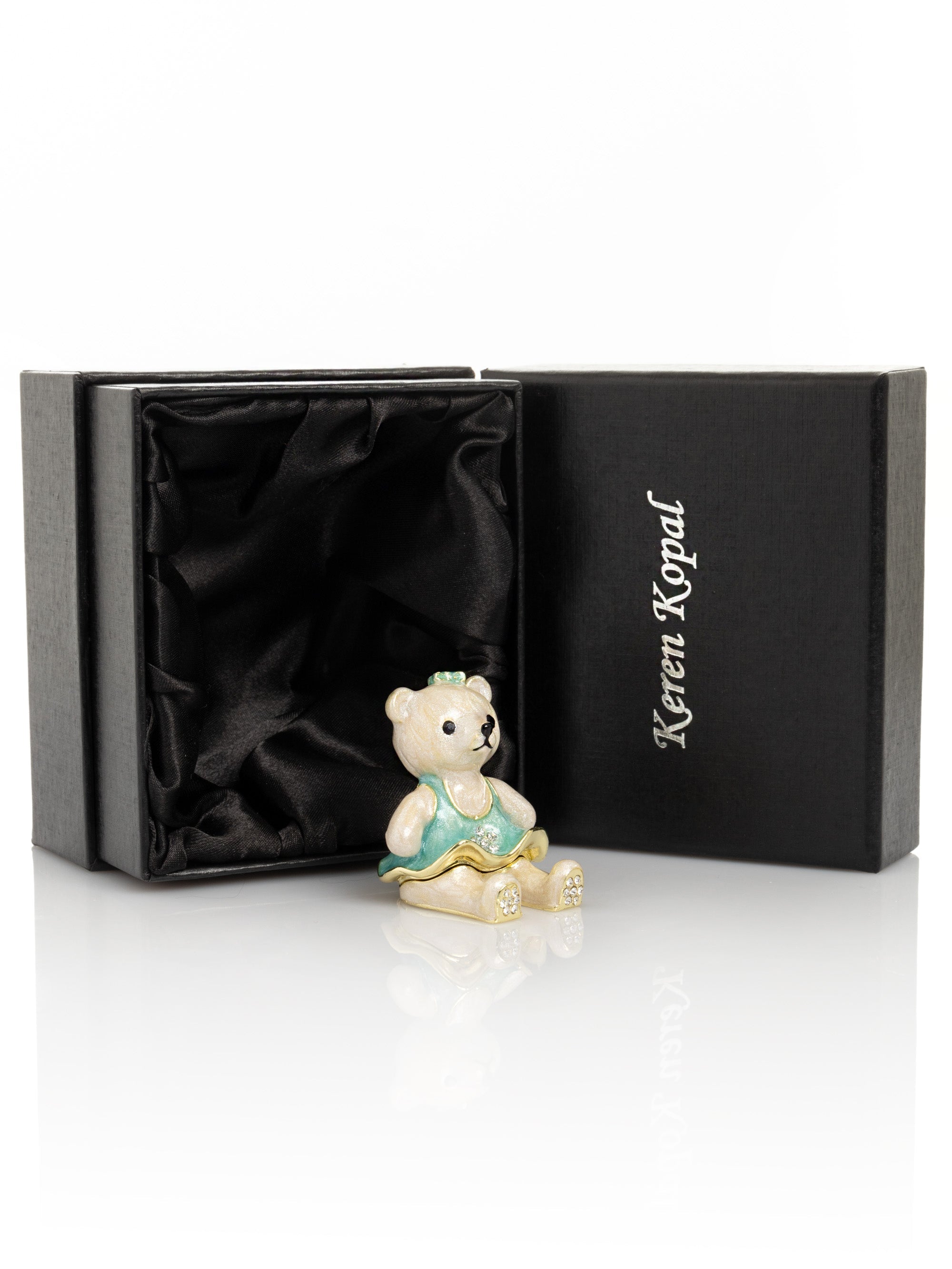 Teddy Bear with Turquoise Dress