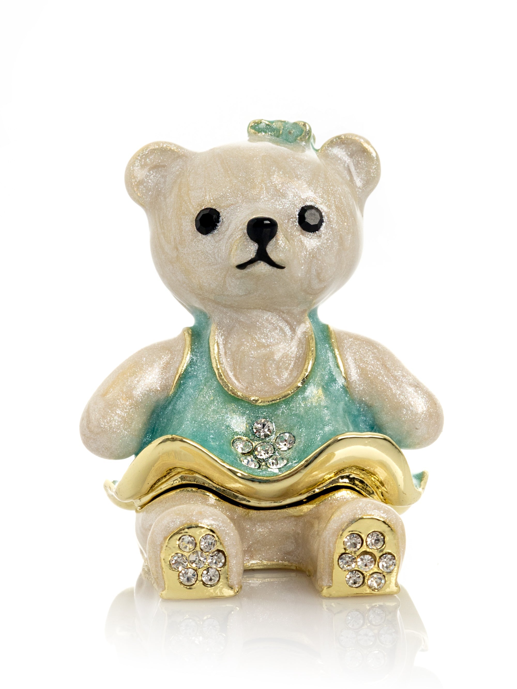 Teddy Bear with Turquoise Dress