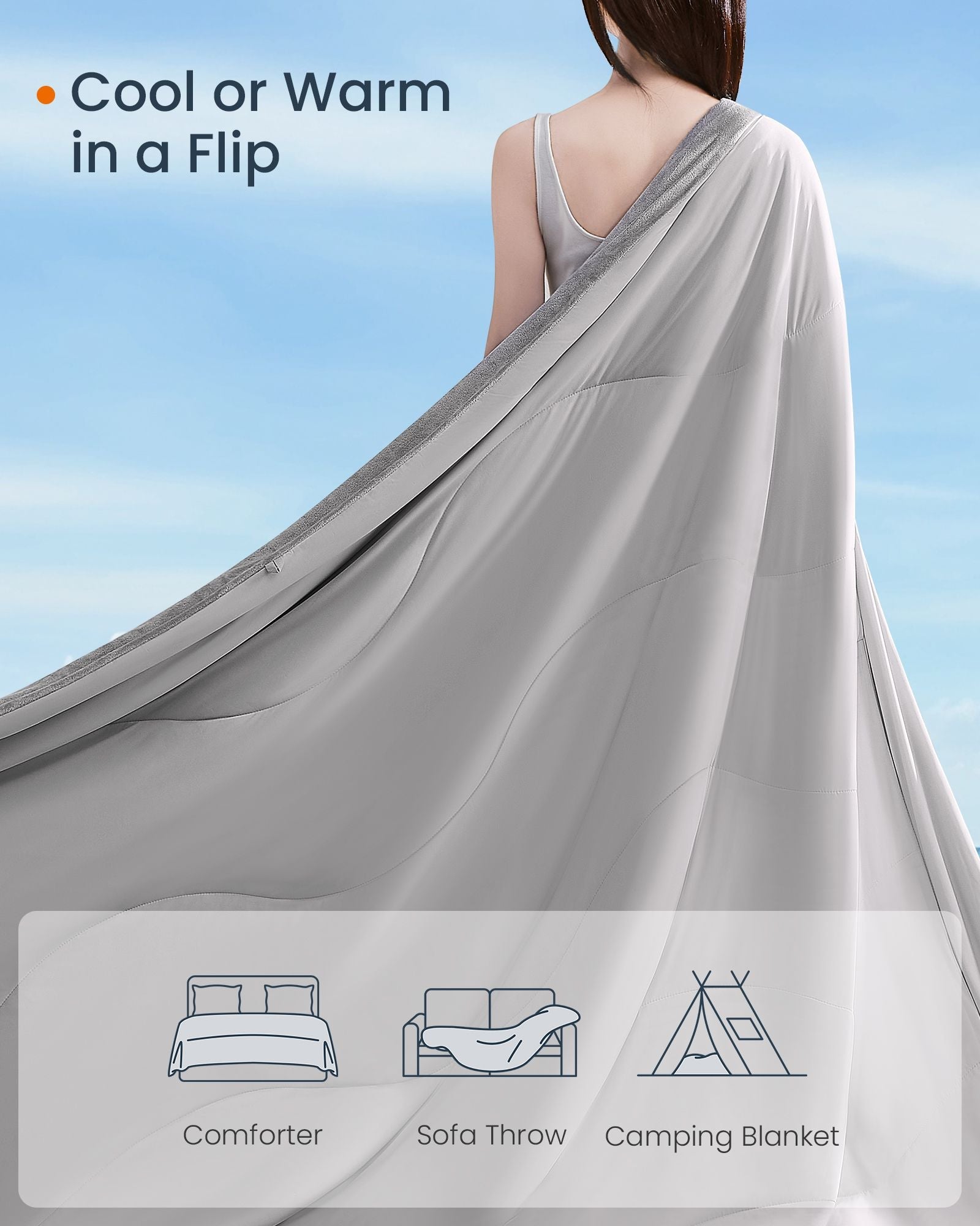 Cooling Blanket for Night Sweats Hot Sleeper