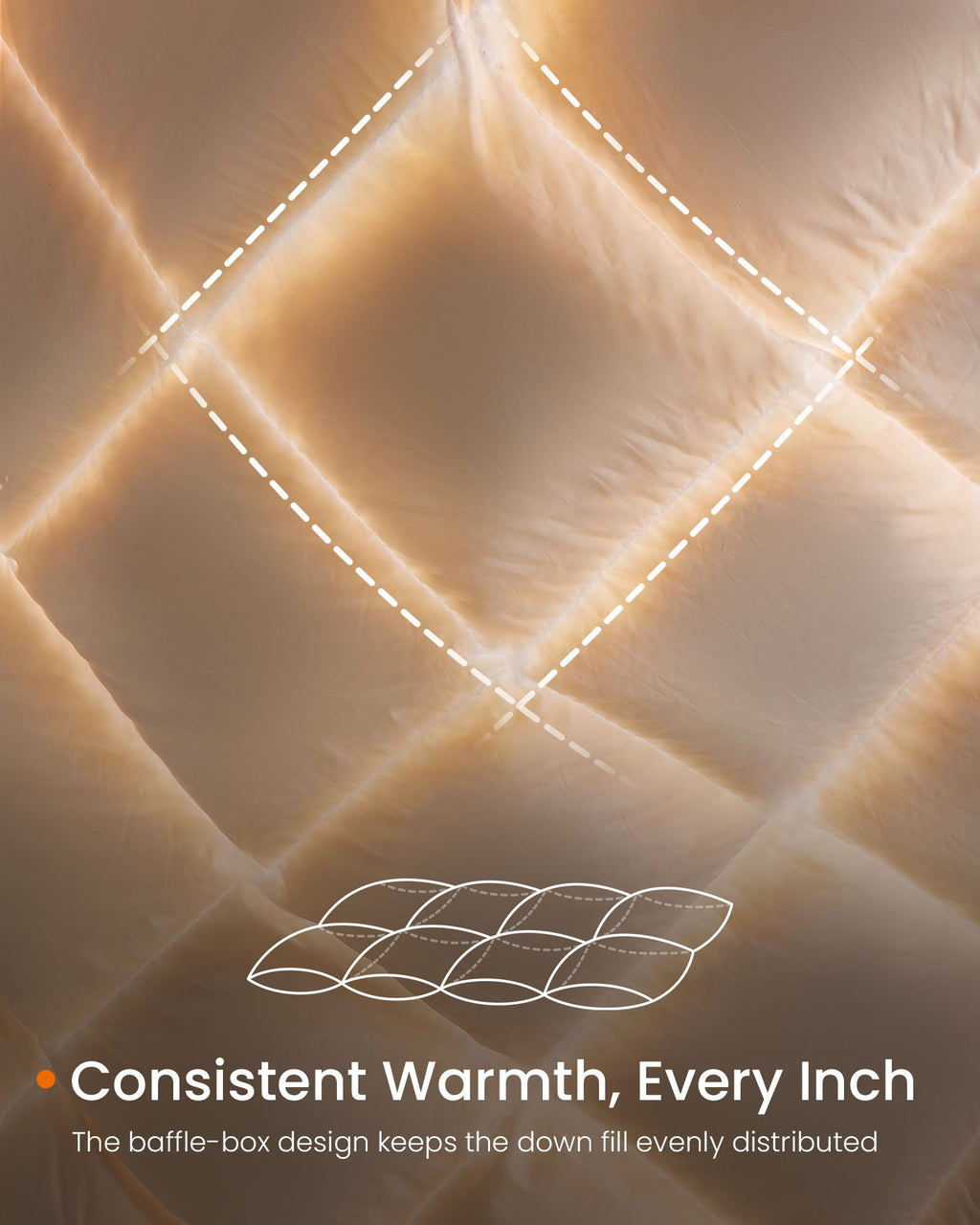 Down Comforter, 55 oz Filling