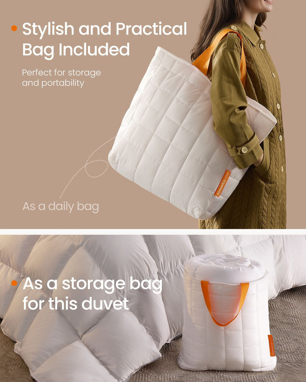 Down Comforter, 55 oz Filling