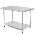 30 x 48 Inch Stainless Steel Table Commercial Kitchen Worktable