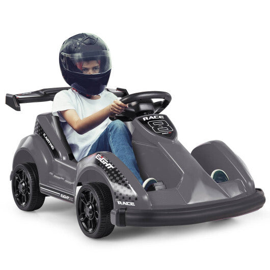 6V Kids Ride On Go Cart with Remote Control and Safety Belt-Pink