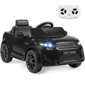 Licensed Land Rover Kids Ride on Car 12V Battery Powered Kids Electric Car-Black - Color: Black