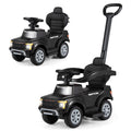3-In-1 Licensed Ford Push Car for Toddlers-Black