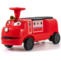 12V 2-Seater Kids Ride on Train with Height Adjustable Seat and Music Licensed Chuggington-Red