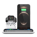 Trexonic 4 in 1 Fast Charge Wireless Charging Station in White