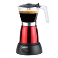 Brentwood 6 Serving Cordless Electric Moka Pot Espresso Machine
