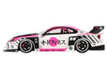 Nissan "LB-Super Silhouette" S15 SILVIA RHD (Right Hand Drive) #99 "Auto Finesse - SEMA 2023" White and Pink 1/18 Model Car by Top Speed