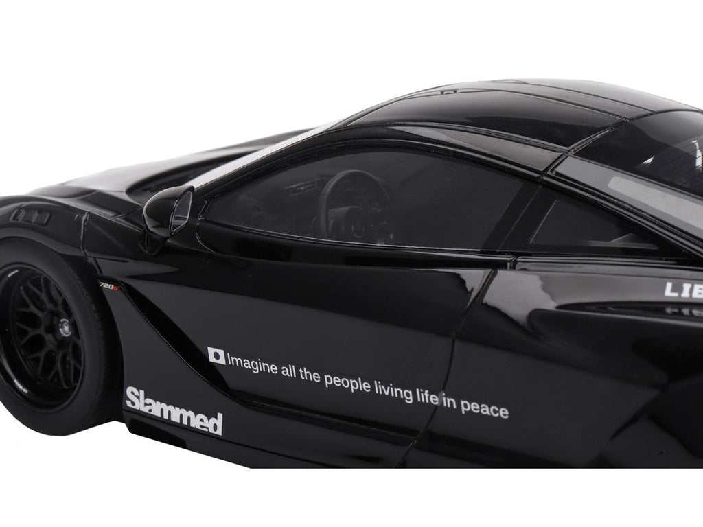 McLaren 720S "LB-Works" Black "Tokyo Auto Salon 2024" 1/18 Model Car by Top Speed