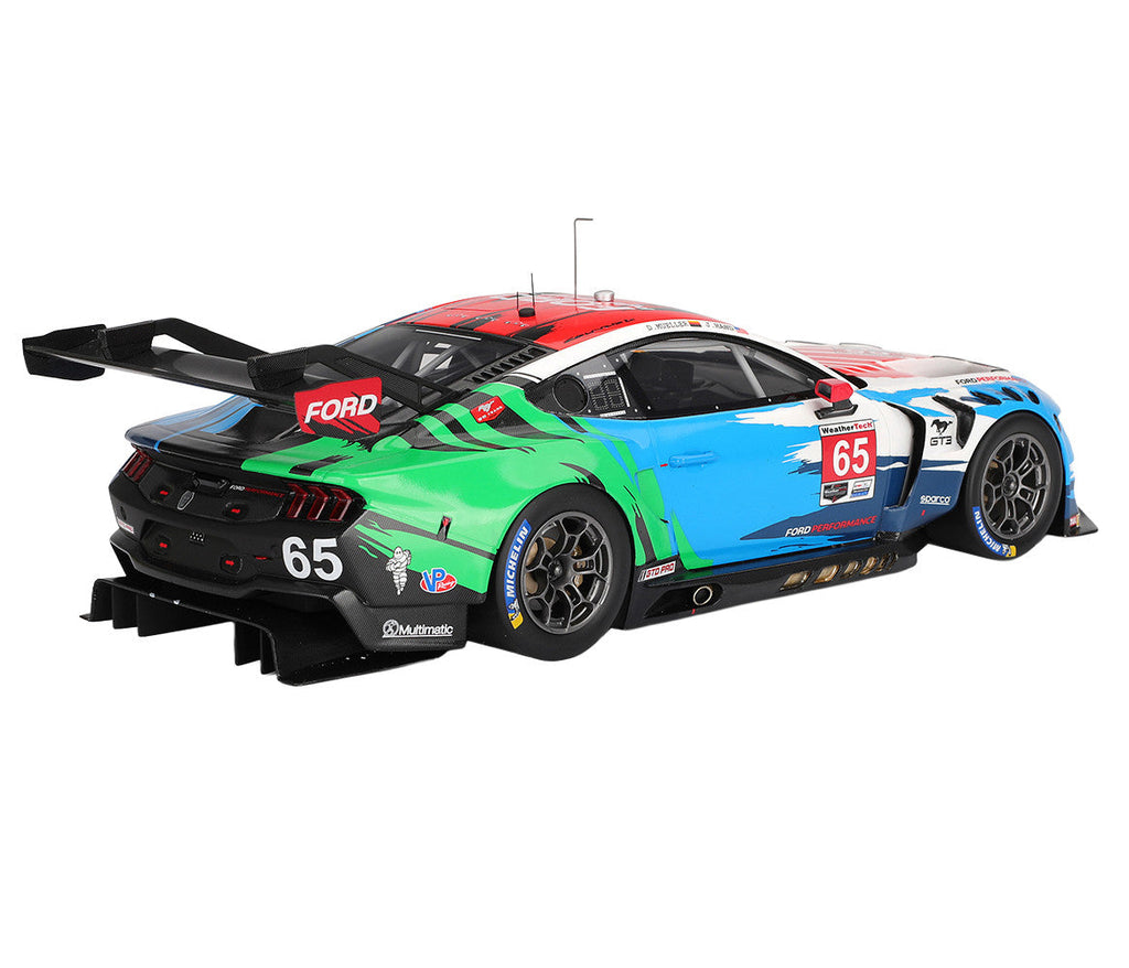 Ford Mustang GT3 #65 Joey Hand - Dirk Muller "Ford Multimatic Motorsports" "Motul Course de Monterey - Laguna Seca" (2024) 1/18 Model Car by Top Speed