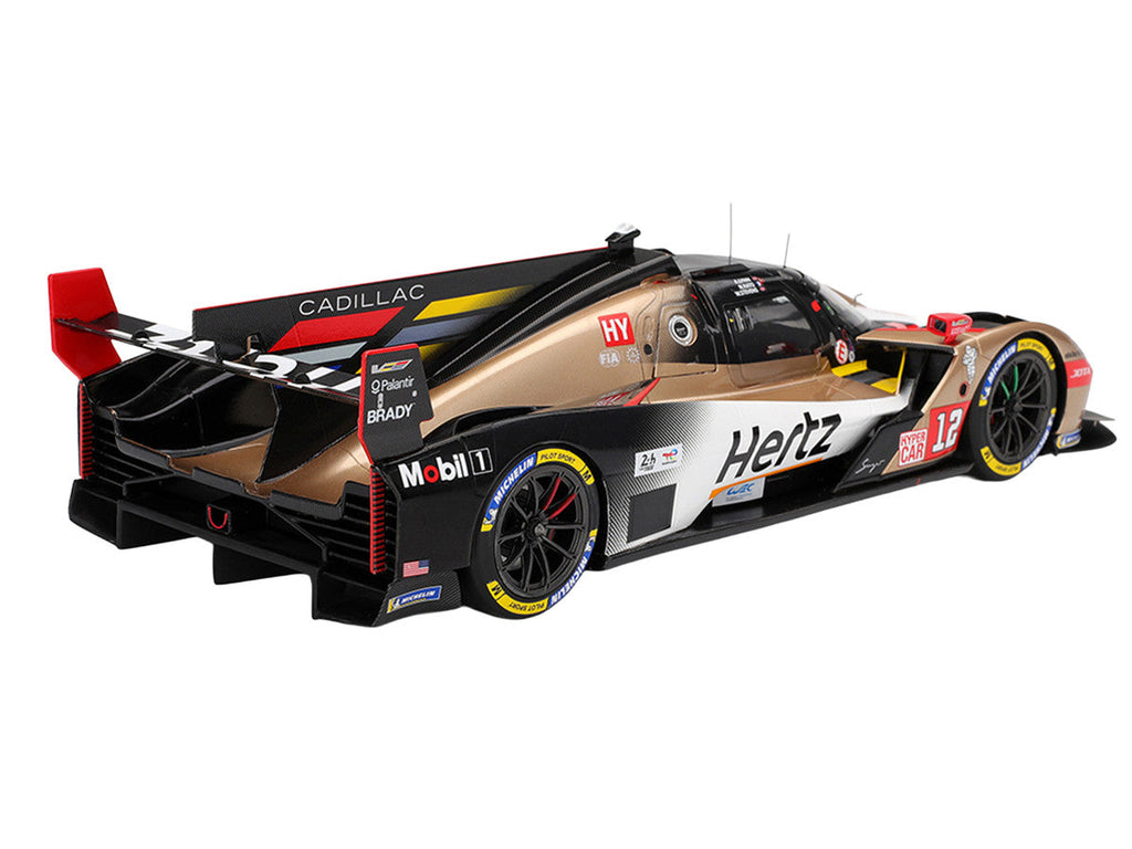 Cadillac V-Series.R #12 Alex Lynn - Norman Nato - Will Stevens "Cadillac Hertz Team Jota" FIA WEC "24 Hours of Le Mans" (2025) 1/18 Model Car by Top Speed