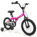 16-Inch Kids Bike with Removable Training Wheels Pink-Brave Hero - Size: 16 inches