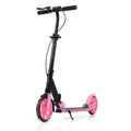 Kick Scooter for Kids Teens Adults Age 8+ Foldable Scooter with Large Light-up Wheels-Pink