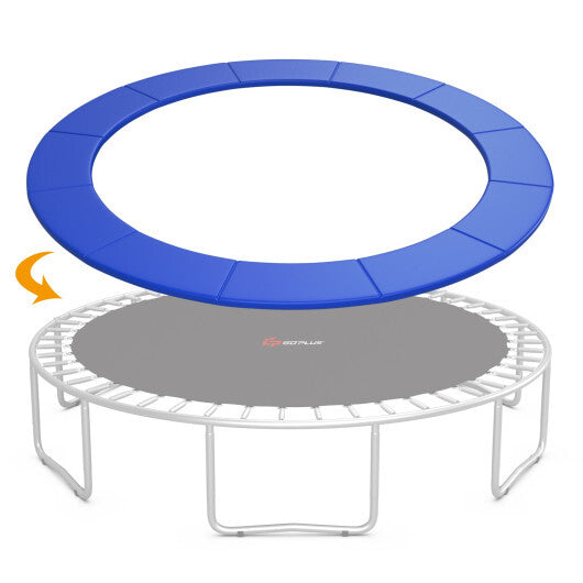 12 Feet Waterproof and Tear-Resistant Universal Trampoline Safety Pad Spring Cover-Multicolor
