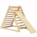 Foldable Wooden Climbing Triangle Indoor Home Climber Ladder