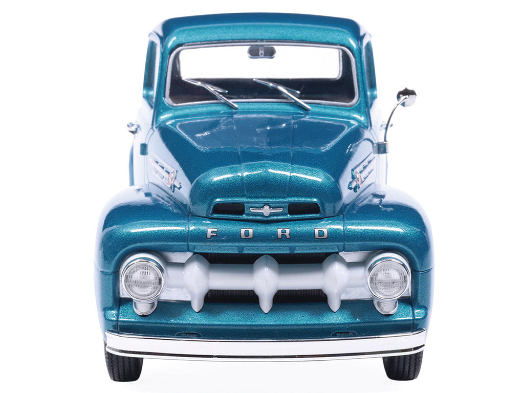 1952 Ford F1 Pickup Truck Blue Metallic 1/24 Diecast Model by IXO Models